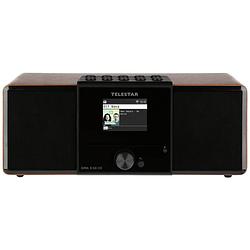 Foto van Telestar dira s 32i cd (holzoptik) radio/cd-speler dab+, vhf (fm) dab+, dlna, fm, wifi, usb, internetradio, cd, bluetooth incl. afstandsbediening hout (donker)