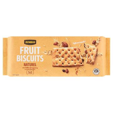 Foto van Jumbo fruit biscuits naturel 5 x 3 stuks