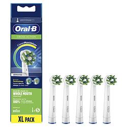 Foto van Oral-b opzetborstels crossaction wit - 5 stuks