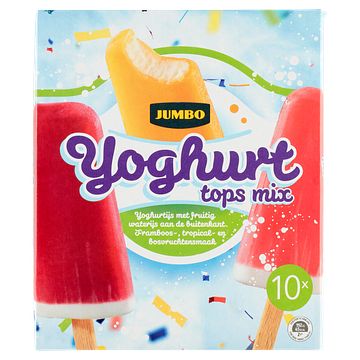 Foto van Jumbo yoghurt tops ijsjes 10 stuks