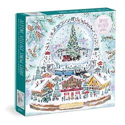 Foto van Michael storrings alpine village snowglobe 500 piece foil puzzle - puzzel;puzzel (9780735378704)