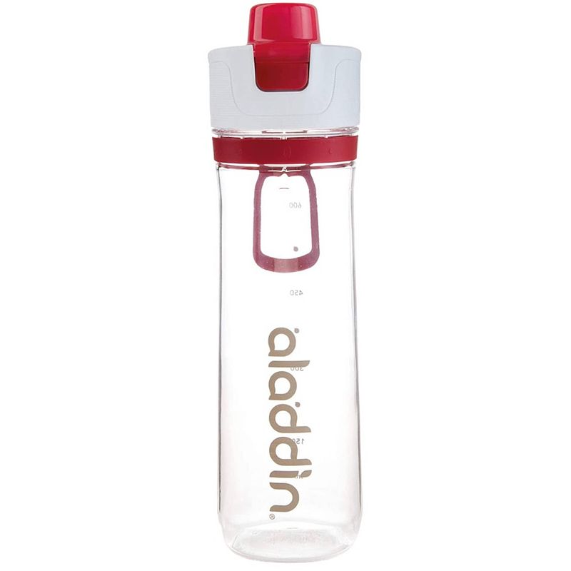 Foto van Aladdin waterfles active hydration tracker 800 ml rood