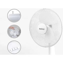 Foto van Beldray staande ventilator - tafelventilator - wit - 12 inch