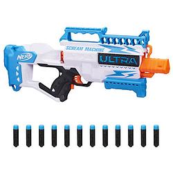 Foto van Nerf speelgoedpistool ultra scream machine wit/blauw 13-delig