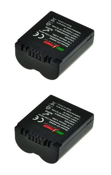 Foto van Chilipower cgr-s006 accu voor panasonic - 900mah - 2-pack