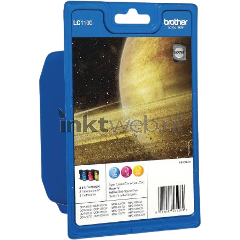 Foto van Brother lc-1100 multipack kleur cartridge