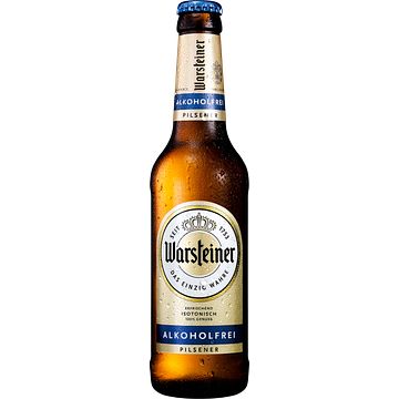 Foto van Warsteiner alkoholfrei pilsener fles 0, 33l bij jumbo