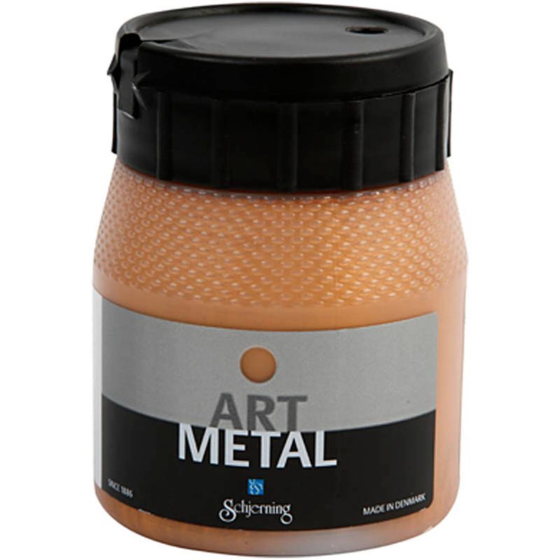 Foto van Packlinq hobbyverf metallic. donker goud. 250 ml/ 1 fles