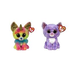 Foto van Ty - knuffel - beanie boo's - yips chihuahua & cassidy cat
