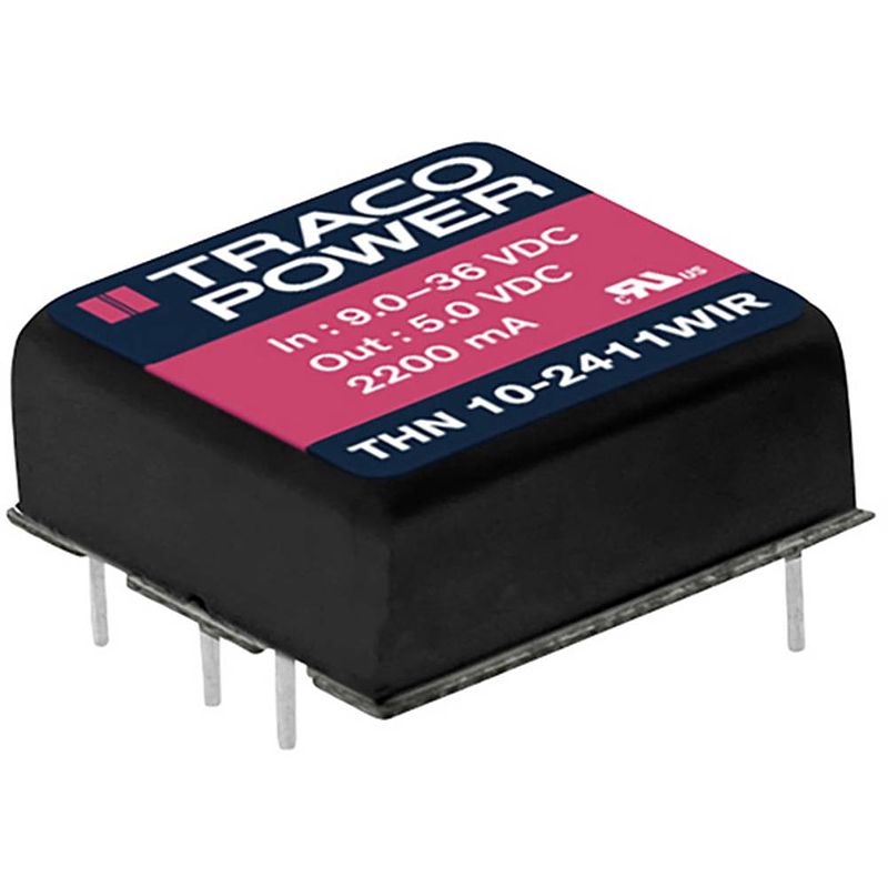 Foto van Tracopower thn 10-7222wir dc/dc-converter, print 416 ma 10 w aantal uitgangen: 2 x