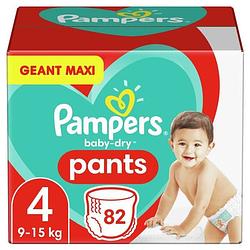 Foto van Pampers baby-dry pants luiers maat 4, 82 slipje