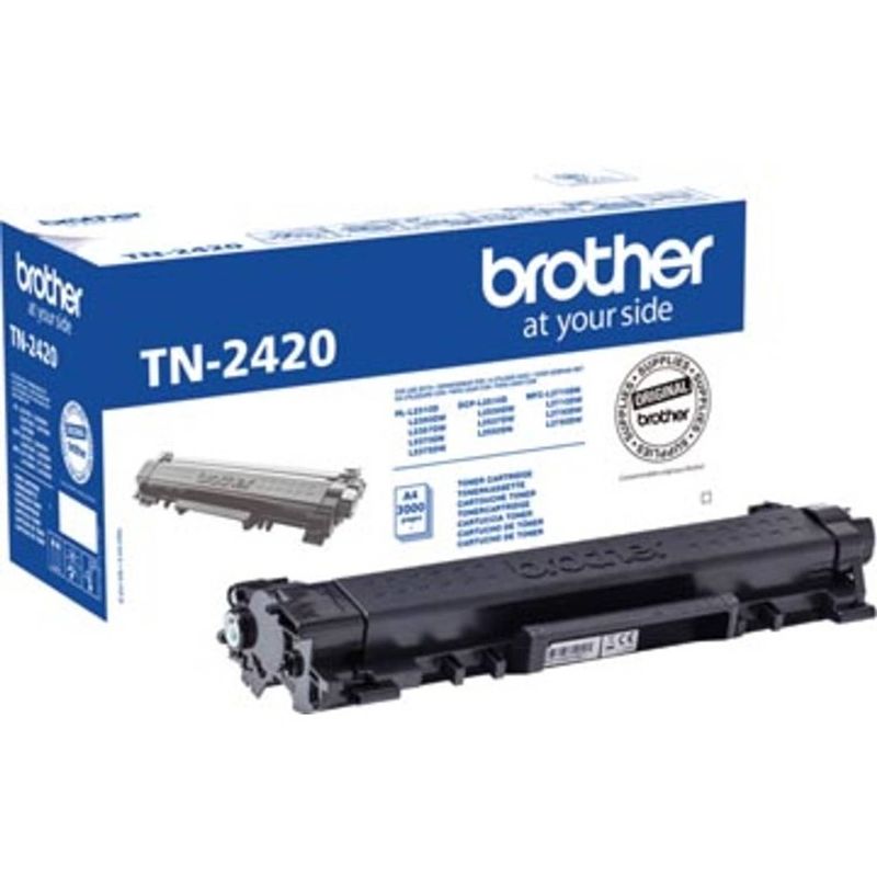 Foto van Brother toner zwart, 3.000 pagina's - oem: tn-2420