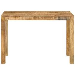 Foto van The living store keukentafel hout - 110 x 55 x 76 cm - massief mangohout