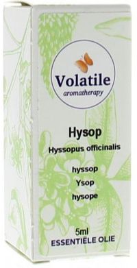 Foto van Volatile hysop (hyssopus officinalis) 5ml