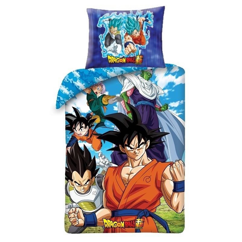 Foto van Dragon ball z dekbedovertrek son goku - eenpersoons - 140 x 200 cm - katoen