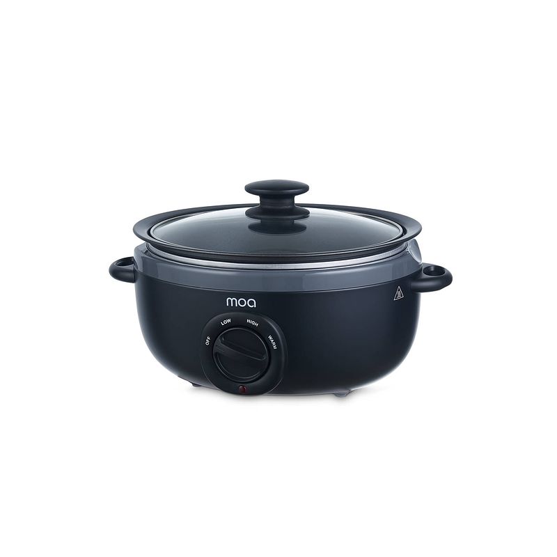 Foto van Moa sc65b - slowcooker 6.5 liter - graphiet