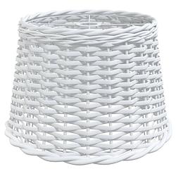 Foto van The living store wicker plafondlamp - ø40 x 26 cm - wit