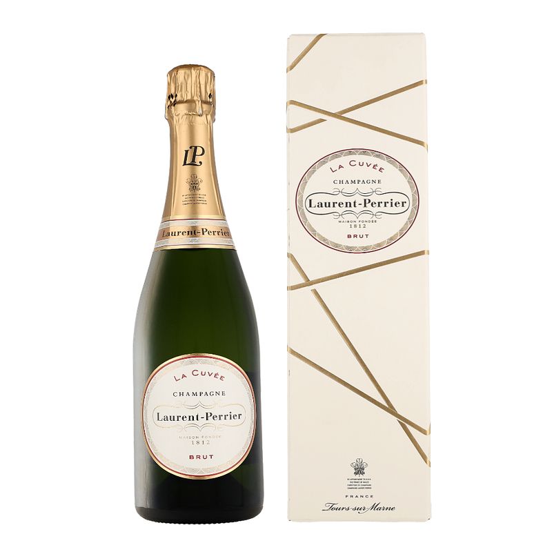 Foto van Laurent perrier la cuvee brut 75cl wijn + giftbox