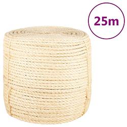 Foto van Vidaxl touw 8 mm 25 m 100% sisal