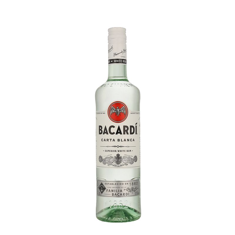 Foto van Bacardi carta blanca 70cl rum