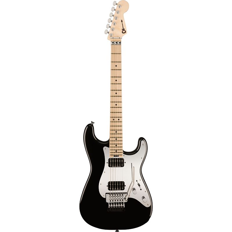 Foto van Charvel pro-mod so-cal style 1 hh fr m maple gloss black elektrische gitaar