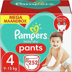 Foto van Pampers - baby dry pants - maat 4 - mega maandbox - 252 luierbroekjes