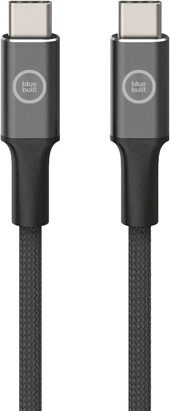 Foto van Bluebuilt usb c naar usb c kabel 3m nylon zwart