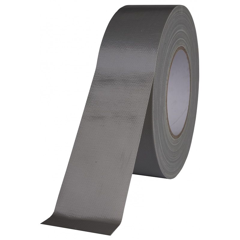 Foto van Briteq gaffer tape std 50 grey gaffa tape 50 mm x 50 m