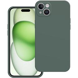 Foto van Just in case premium liquid color tpu case voor apple iphone 15 plus telefoonhoesje groen