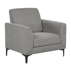 Foto van Beliani fenes - fauteuil-grijs-polyester