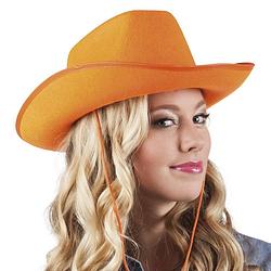 Foto van Boland hoed rodeo unisex one size oranje