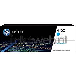 Foto van Hp 415x cyaan toner