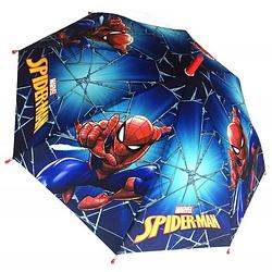 Foto van Marvel kinderparaplu spider-man jongens 46 cm polyester blauw