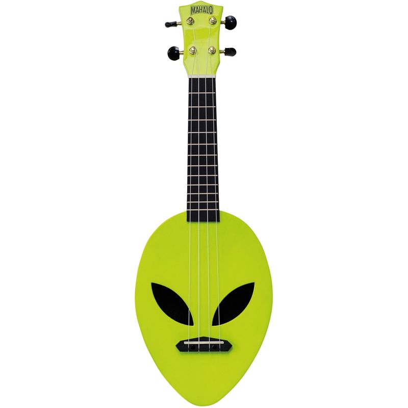 Foto van Mahalo mc1al alien neon green sopraan ukelele met tas