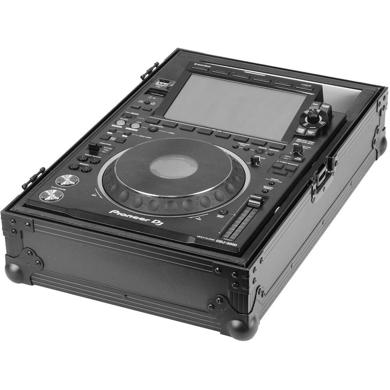 Foto van Odyssey ffxcdj3000bl led black label flightcase voor pioneer dj cdj-3000