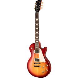 Foto van Gibson modern collection les paul tribute satin cherry sunburst elektrische gitaar met soft shell case