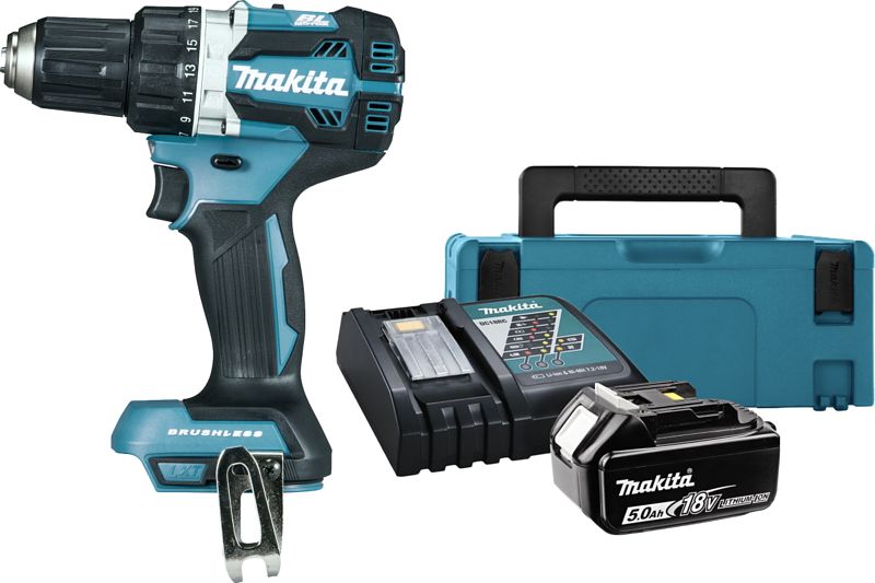 Foto van Makita ddf484zj + 5ah accu (1x)