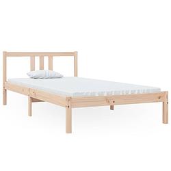 Foto van Vidaxl bedframe massief hout 100x200 cm