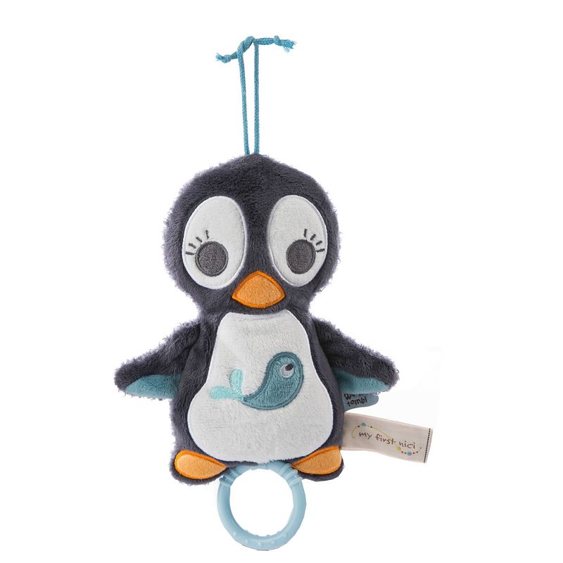 Foto van Nici muziekknuffel watschili 2d pinguïn 18 cm pluche zwart