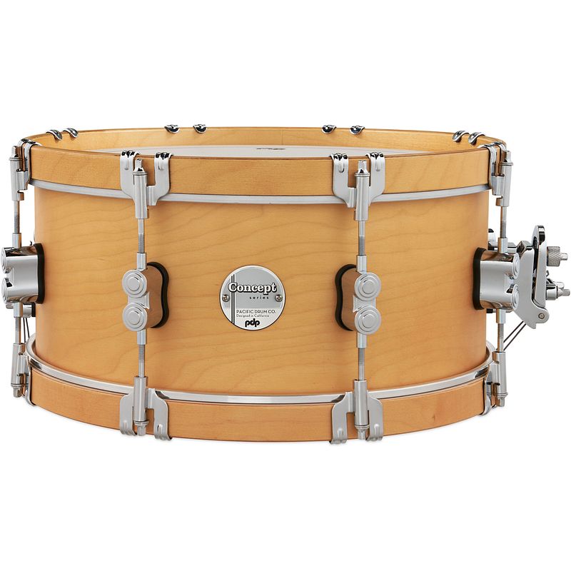 Foto van Pdp drums pdcc6514ssnn concept classic natural stain snaredrum 14 x 6.5 inch