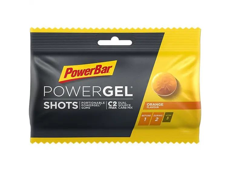 Foto van Powerbar powergel shots orange