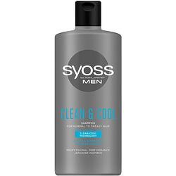 Foto van Mannen clean & cool shampoo shampoo voor normaal en vet haar 440ml