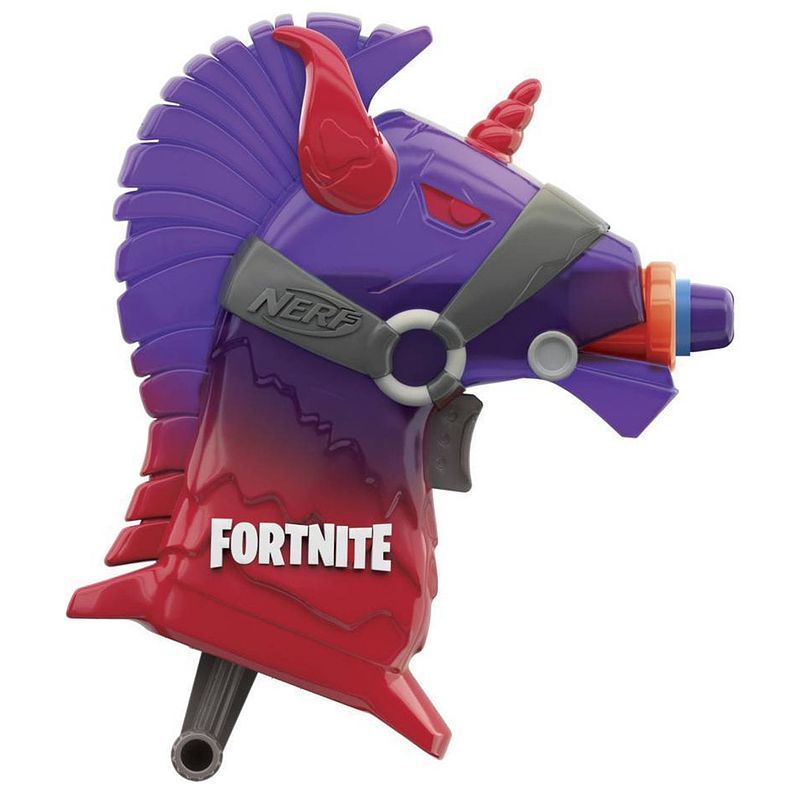 Foto van Nerf blaster fortnite thunder crash junior paars/rood 3-delig