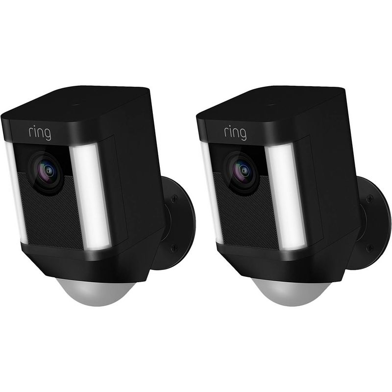 Foto van Ring spotlight cam battery zwart duo pack