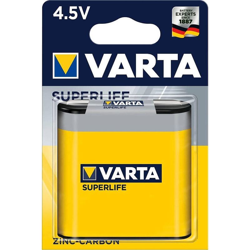 Foto van Varta batterij superlife 3r12 4,5v zink-carbon