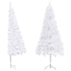 Foto van Vidaxl kunstkerstboom hoek 240 cm pvc wit