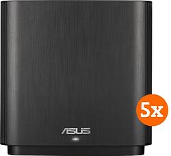 Foto van Asus zenwifi ax xt8 mesh wifi 6 (5-pack zwart)