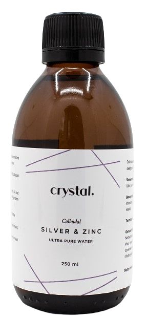 Foto van Crystal colloidaal zilver & zink ultra pure water