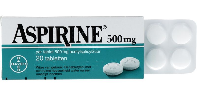 Foto van Aspirine 500 mg tabletten, 20 stuks bij jumbo