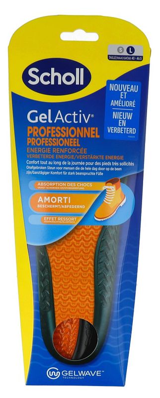 Foto van Scholl geactivl inlegzolen work & boot l maat 41-46,5